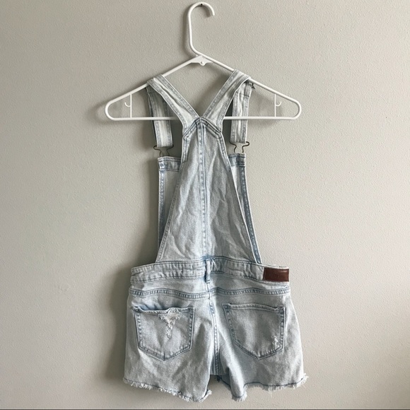 vintage low-rise short overalls - Picture 2 of 2